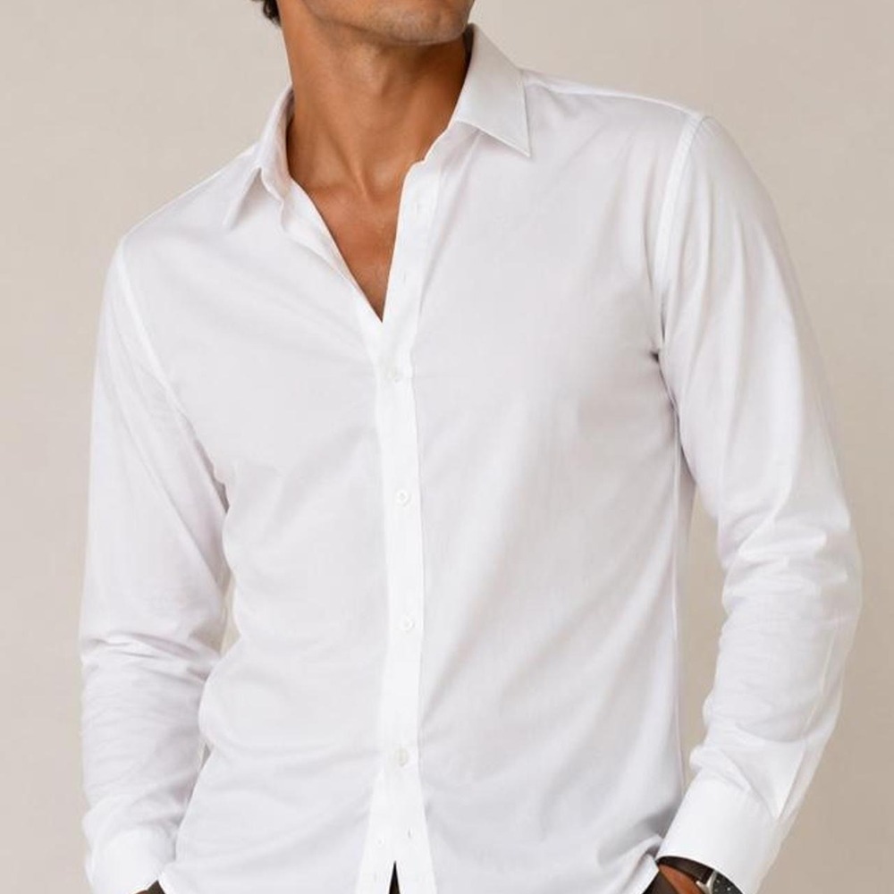 Brand new with tags! Classic Calvin Klein white button-up shirt